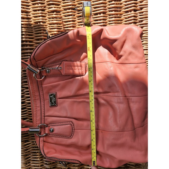 Vintage Coach Coral Kristin Hand/Shoulder Bag - Pre-Owned, F15339 No Belt - Picture 9 of 9